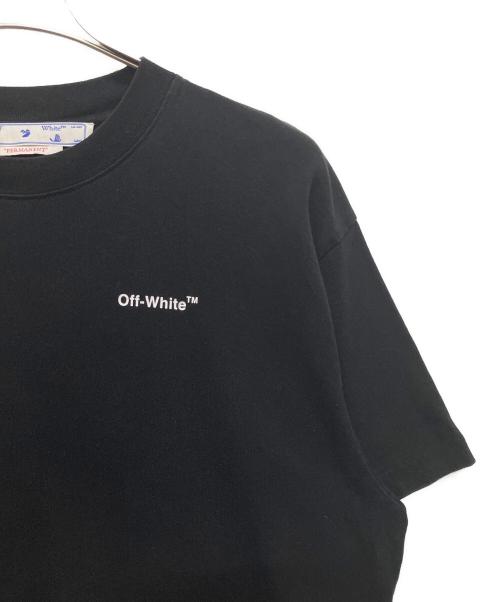 OFFWHITE（オフホワイト）OFFWHITE (オフホワイト) アウトライン アロー オーバー Tシャツ ブラック サイズ:XSの古着・服飾アイテム
