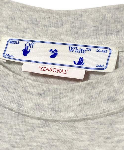 OFFWHITE（オフホワイト）OFFWHITE (オフホワイト) Tシャツ グレー サイズ:Mの古着・服飾アイテム