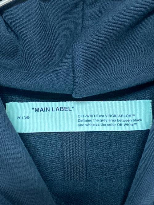 OFFWHITE（オフホワイト）OFFWHITE (オフホワイト) テープアローロゴパーカー ブラック サイズ:Sの古着・服飾アイテム