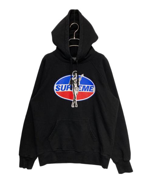 SUPREME（シュプリーム）SUPREME (シュプリーム) Hysteric Glamour (ヒステリックグラマー) HOODED SWEATSHIRT ブラック サイズ:Mの古着・服飾アイテム