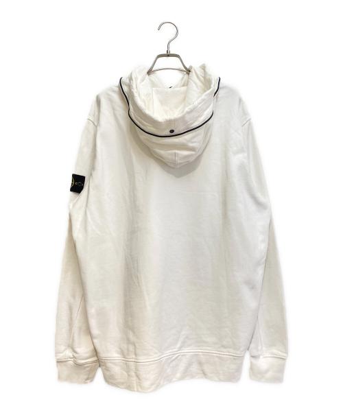 STONE ISLAND（ストーンアイランド）STONE ISLAND (ストーンアイランド) ワッペンロゴパーカー ホワイト サイズ:Lの古着・服飾アイテム
