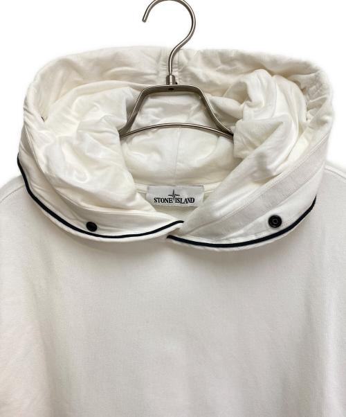 STONE ISLAND（ストーンアイランド）STONE ISLAND (ストーンアイランド) ワッペンロゴパーカー ホワイト サイズ:Lの古着・服飾アイテム
