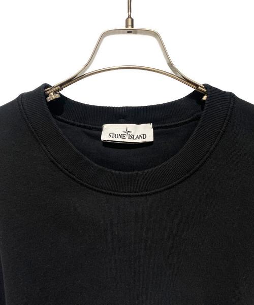 STONE ISLAND（ストーンアイランド）STONE ISLAND (ストーンアイランド) ワッペンスウェットシャツ ブラック サイズ:XXLの古着・服飾アイテム