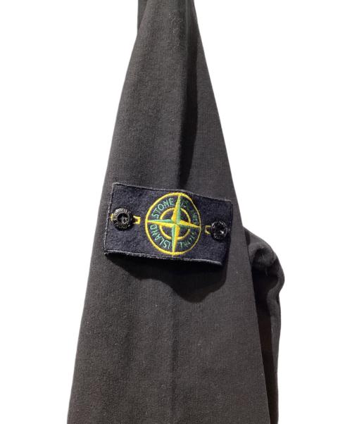STONE ISLAND（ストーンアイランド）STONE ISLAND (ストーンアイランド) ワッペンロゴスウェット ブラック サイズ:Lの古着・服飾アイテム