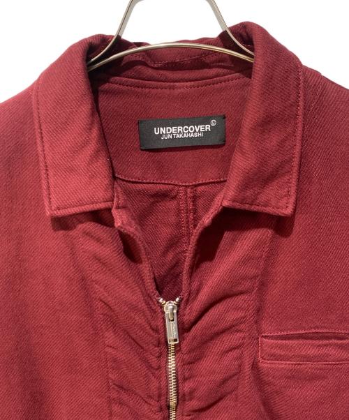 UNDERCOVER（アンダーカバー）UNDERCOVER (アンダーカバー) 裾タチキリジャケット レッド サイズ:4の古着・服飾アイテム