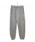 UNDERCOVER（アンダーカバー）の古着「24AW TWIN PEAKS BHBワッペン 裏起毛スウェットパンツ」｜ライトグレー