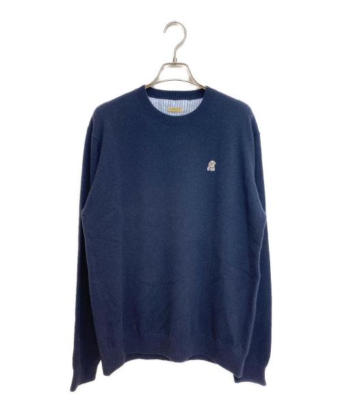 The shepherd UNDERCOVER（ザシェパード アンダーカバー）The shepherd UNDERCOVER (ザシェパード アンダーカバー) カシミヤニット ネイビー サイズ:5の古着・服飾アイテム