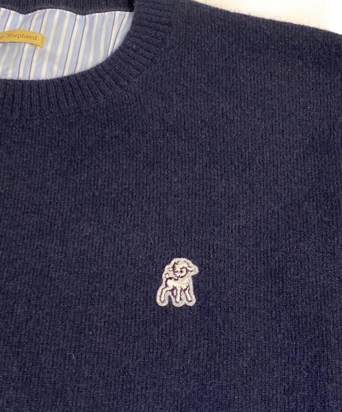 The shepherd UNDERCOVER（ザシェパード アンダーカバー）The shepherd UNDERCOVER (ザシェパード アンダーカバー) カシミヤニット ネイビー サイズ:5の古着・服飾アイテム