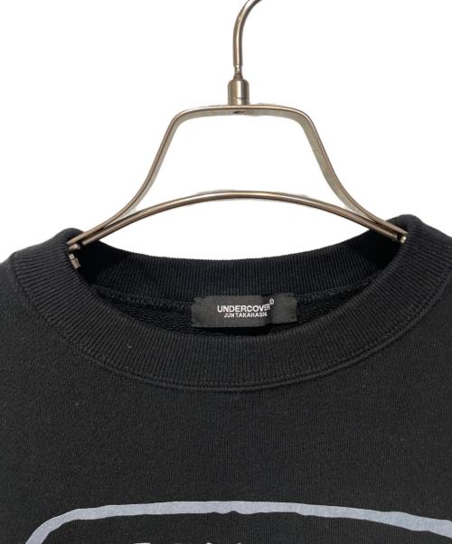 UNDERCOVER（アンダーカバー）UNDERCOVER (アンダーカバー) 24AW BORDEAUX TOKIO IS BORINGプリントスウェットトレーナー ブラック サイズ:2の古着・服飾アイテム