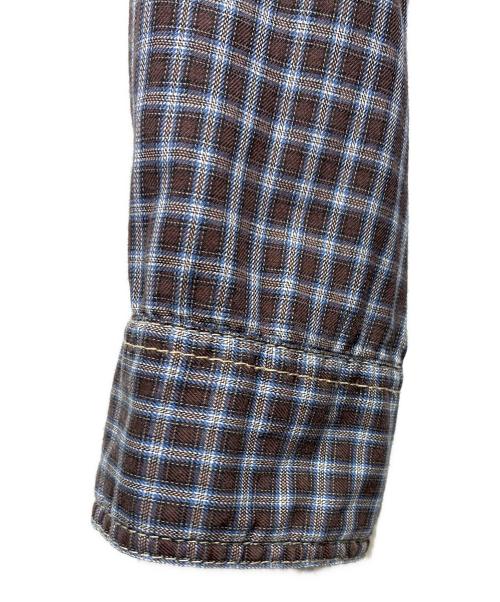 COMME des GARCONS JUNYA WATANABE MAN（コム デ ギャルソン ジュンヤ ワタナベ マン）COMME des GARCONS JUNYA WATANABE MAN (コム デ ギャルソン ジュンヤ ワタナベ マン) チェックコットンシャツ ネイビー サイズ:XSの古着・服飾アイテム