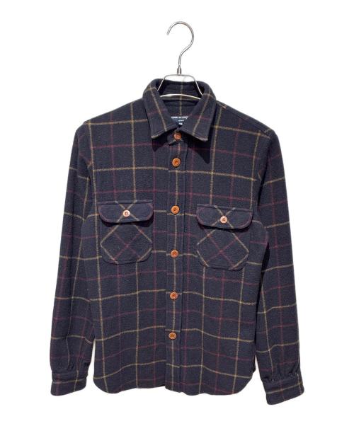 COMME des GARCONS HOMME（コムデギャルソン オム）COMME des GARCONS HOMME (コムデギャルソン オム) フランネルチェックシャツ ブラック サイズ:XSの古着・服飾アイテム
