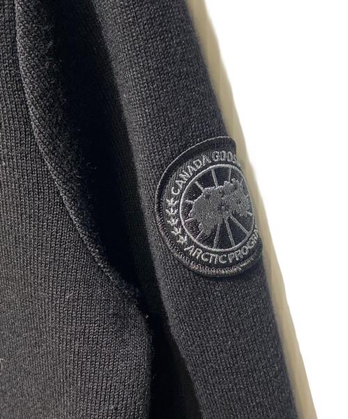 CANADA GOOSE（カナダグース）CANADA GOOSE (カナダグース) ジップニットカーディガン ブラック サイズ:XSの古着・服飾アイテム