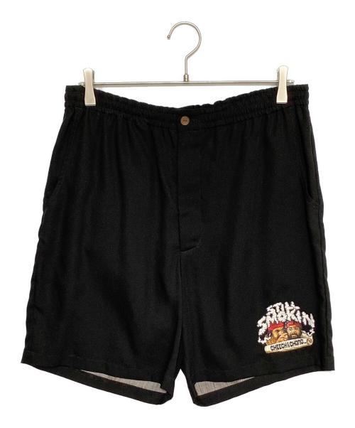 WACKO MARIA（ワコマリア）WACKO MARIA (ワコマリア) チーチ&チョン CHEECH＆CHONG ハーフパンツ ブラック サイズ:Mの古着・服飾アイテム