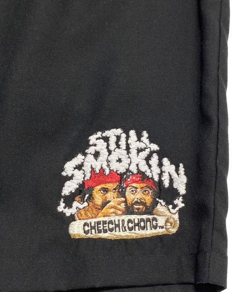WACKO MARIA（ワコマリア）WACKO MARIA (ワコマリア) チーチ&チョン CHEECH＆CHONG ハーフパンツ ブラック サイズ:Mの古着・服飾アイテム