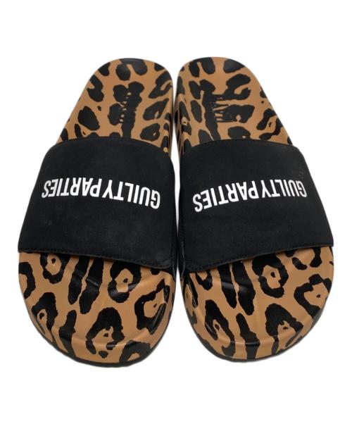 WACKO MARIA（ワコマリア）WACKO MARIA (ワコマリア) HAYN (ハイアン) レオパードサンダル ブラック サイズ:29の古着・服飾アイテム