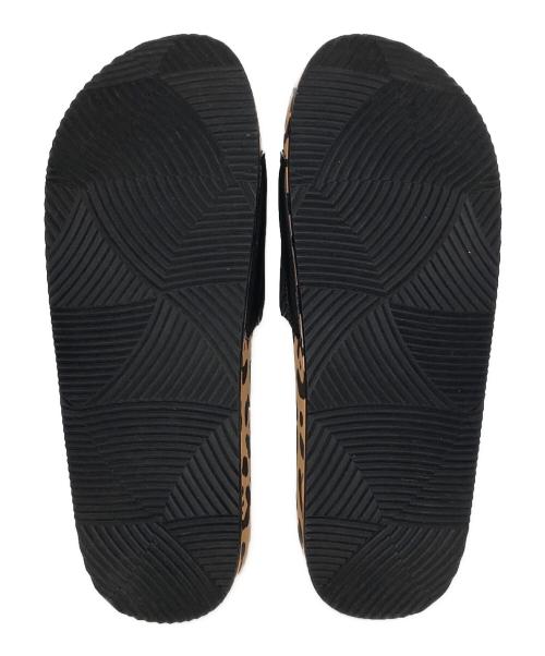 WACKO MARIA（ワコマリア）WACKO MARIA (ワコマリア) HAYN (ハイアン) レオパードサンダル ブラック サイズ:29の古着・服飾アイテム