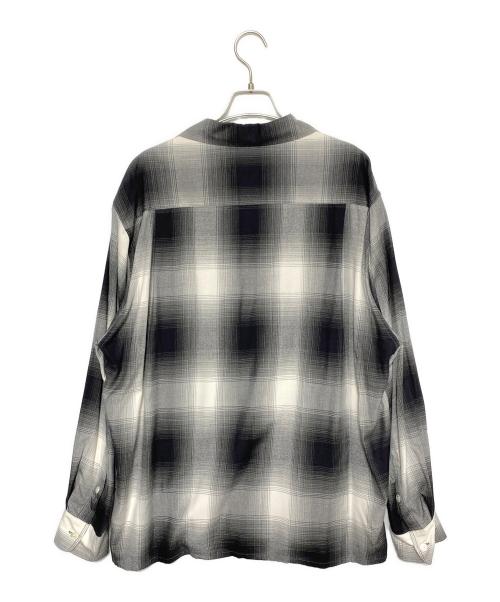 WACKO MARIA（ワコマリア）WACKO MARIA (ワコマリア) チェックシャツ ブラック×ホワイト サイズ:XLの古着・服飾アイテム