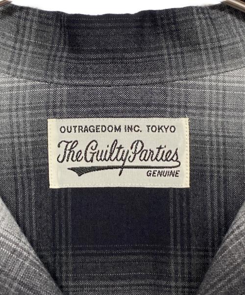 WACKO MARIA（ワコマリア）WACKO MARIA (ワコマリア) チェックシャツ ブラック×ホワイト サイズ:XLの古着・服飾アイテム