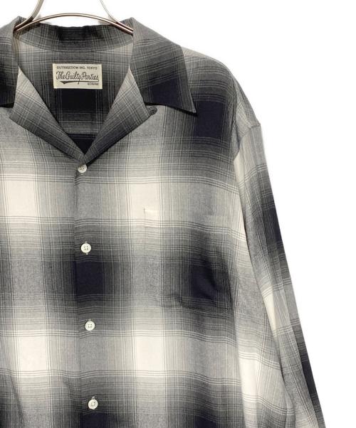 WACKO MARIA（ワコマリア）WACKO MARIA (ワコマリア) チェックシャツ ブラック×ホワイト サイズ:XLの古着・服飾アイテム