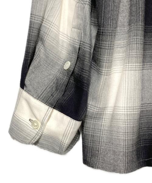 WACKO MARIA（ワコマリア）WACKO MARIA (ワコマリア) チェックシャツ ブラック×ホワイト サイズ:XLの古着・服飾アイテム