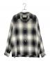 WACKO MARIA（ワコマリア）の古着「チェックシャツ」｜ブラック×ホワイト