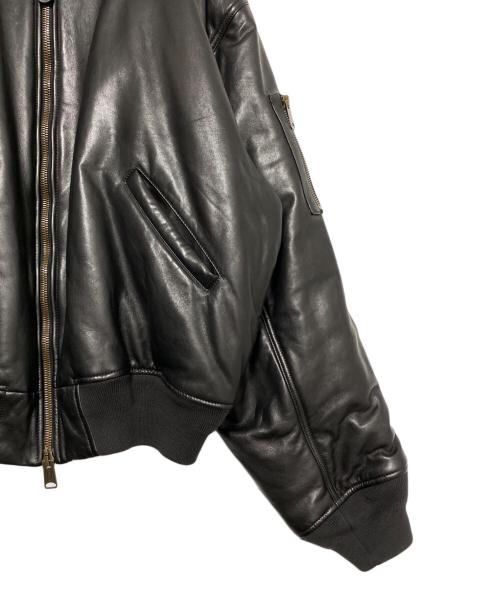 BALENCIAGA（バレンシアガ）BALENCIAGA (バレンシアガ) レザージャケット ブラック サイズ:Sの古着・服飾アイテム