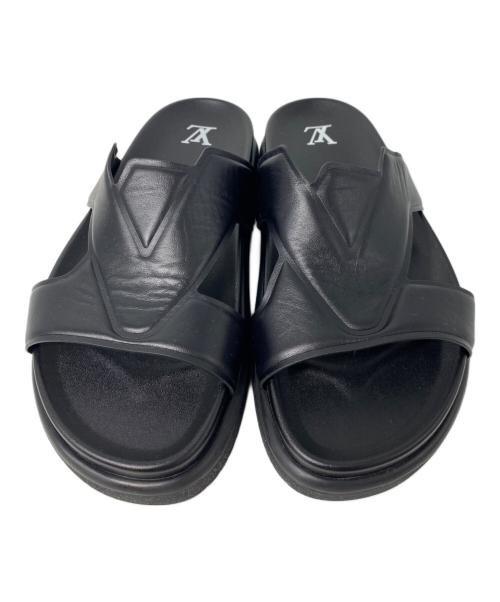 LOUIS VUITTON（ルイ ヴィトン）LOUIS VUITTON (ルイ ヴィトン) LV オアシス ミュール ブラック サイズ:SIZE 8の古着・服飾アイテム