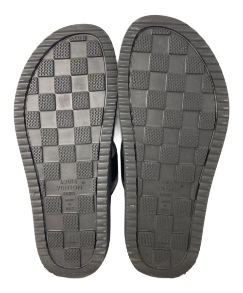 LOUIS VUITTON（ルイ ヴィトン）LOUIS VUITTON (ルイ ヴィトン) LV オアシス ミュール ブラック サイズ:SIZE 8の古着・服飾アイテム