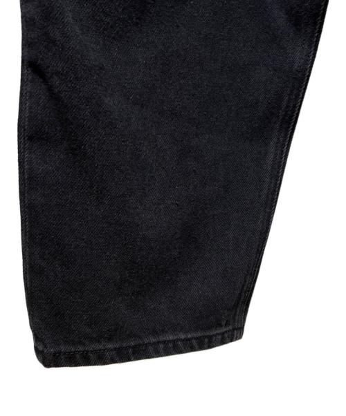 ALEXANDER WANG（アレキサンダー・ワン）ALEXANDER WANG (アレキサンダーワン) leather-belt cropped jeans ブラック サイズ:32の古着・服飾アイテム