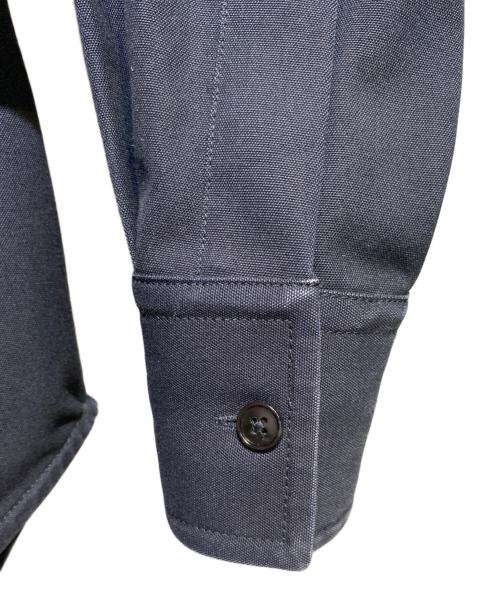 JIL SANDER（ジルサンダー）JIL SANDER (ジルサンダー) フロント刺繍シャツ ネイビー サイズ:38の古着・服飾アイテム