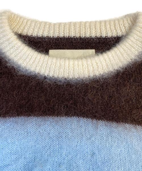 YOKE（ヨーク）YOKE (ヨーク) MOHAIR BORDER SWEATER マルチカラー サイズ:3の古着・服飾アイテム