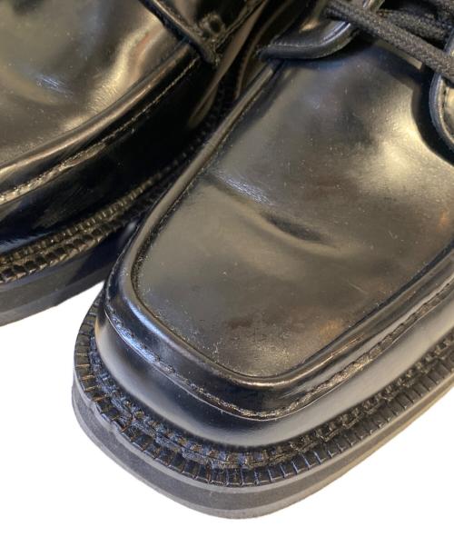 ami（アミ）ami (アミ) スクエアトゥーシューズ ブラック サイズ:42の古着・服飾アイテム