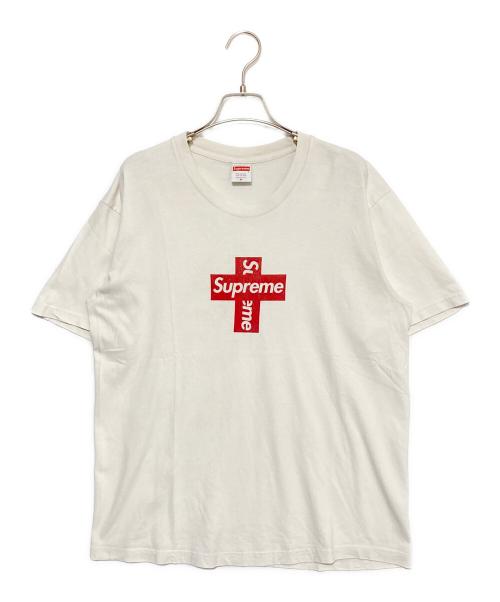 SUPREME（シュプリーム）SUPREME (シュプリーム) Cross Box Logo Tee ホワイト サイズ:Mの古着・服飾アイテム