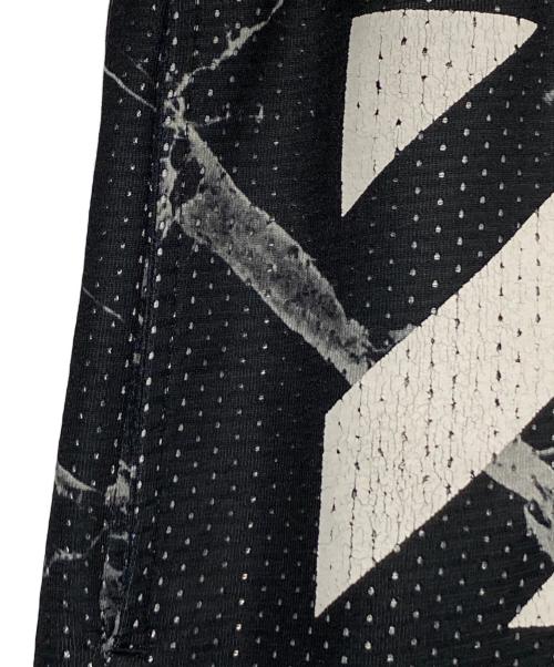 OFFWHITE（オフホワイト）OFFWHITE (オフホワイト) バイアスロゴメッシュパンツ ブラック サイズ:Sの古着・服飾アイテム