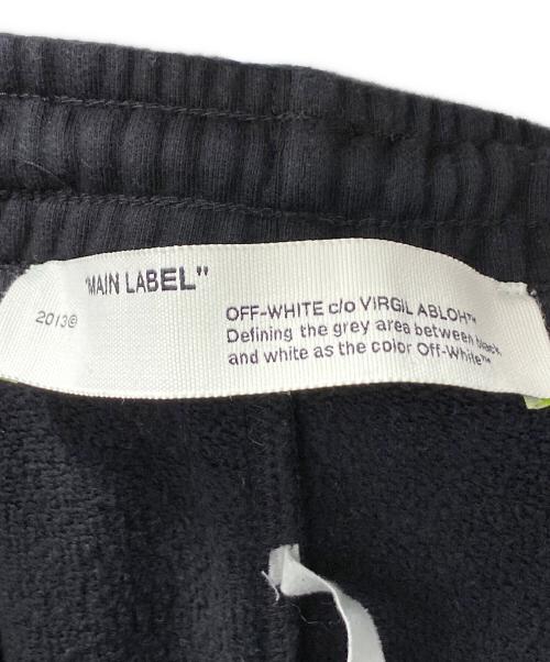 OFFWHITE（オフホワイト）OFFWHITE (オフホワイト) スウェットハーフパンツ ブラック サイズ:Mの古着・服飾アイテム