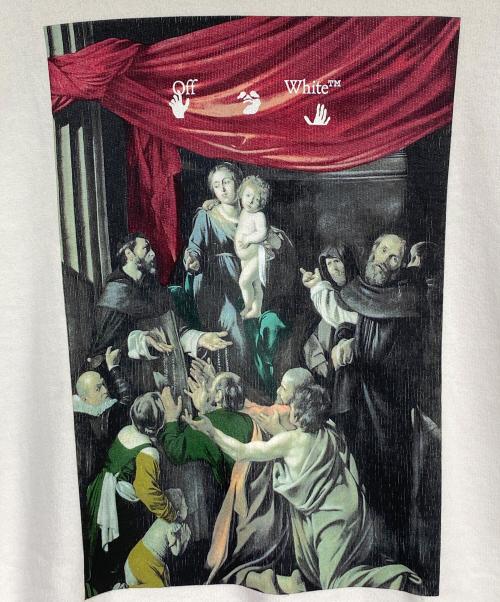 OFFWHITE（オフホワイト）OFFWHITE (オフホワイト) CARAVAGGIO PAINTING SWEATSHIRT ホワイト サイズ:Mの古着・服飾アイテム
