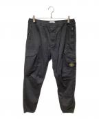 STONE ISLANDストーンアイランド）の古着「RE-T Logo Patch Cargo Pants」｜ブラック