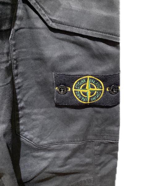 STONE ISLAND（ストーンアイランド）STONE ISLAND (ストーンアイランド) RE-T Logo Patch Cargo Pants ブラック サイズ:34の古着・服飾アイテム