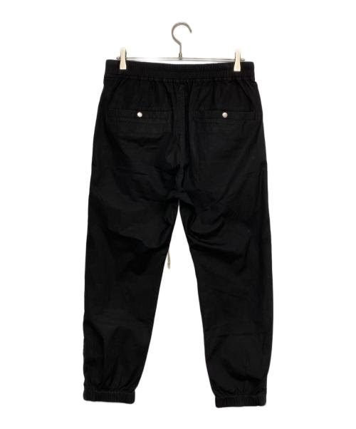 RICK OWENS（リックオウエンス）RICK OWENS (リックオウエンス) ZIP ジョガーパンツ ブラック サイズ:52の古着・服飾アイテム
