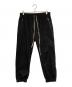 RICK OWENS（リックオウエンス）の古着「ZIP ジョガーパンツ」｜ブラック