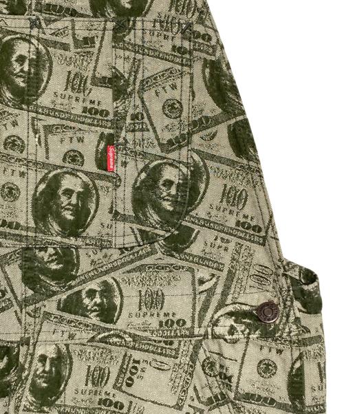 SUPREME（シュプリーム）SUPREME (シュプリーム) 100 Dollar Bill Overalls グリーン サイズ:Sの古着・服飾アイテム