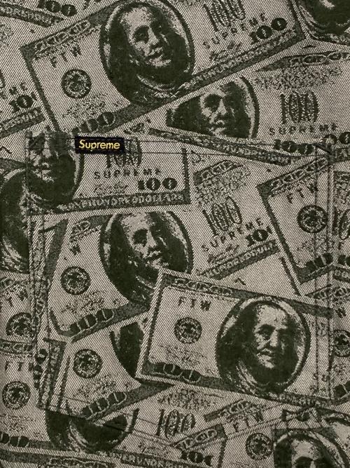SUPREME（シュプリーム）SUPREME (シュプリーム) 100 Dollar Bill Overalls グリーン サイズ:Sの古着・服飾アイテム
