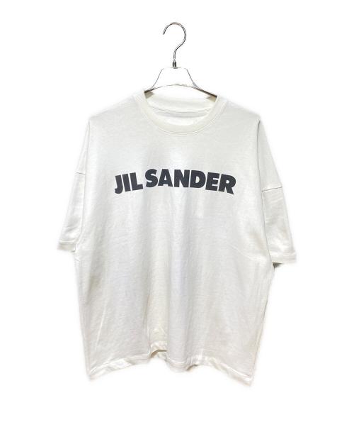 JIL SANDER（ジルサンダー）JIL SANDER (ジルサンダー) ロゴTシャツ ホワイト サイズ:Mの古着・服飾アイテム