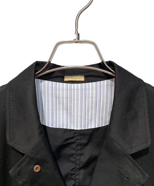 The shepherd UNDERCOVER（ザシェパード アンダーカバー）The shepherd UNDERCOVER (ザシェパード アンダーカバー) T/CツイルパッカリングルーズJKT ブラック サイズ:3の古着・服飾アイテム