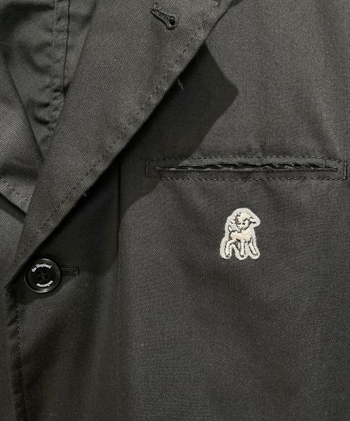 The shepherd UNDERCOVER（ザシェパード アンダーカバー）The shepherd UNDERCOVER (ザシェパード アンダーカバー) T/CツイルパッカリングルーズJKT ブラック サイズ:3の古着・服飾アイテム