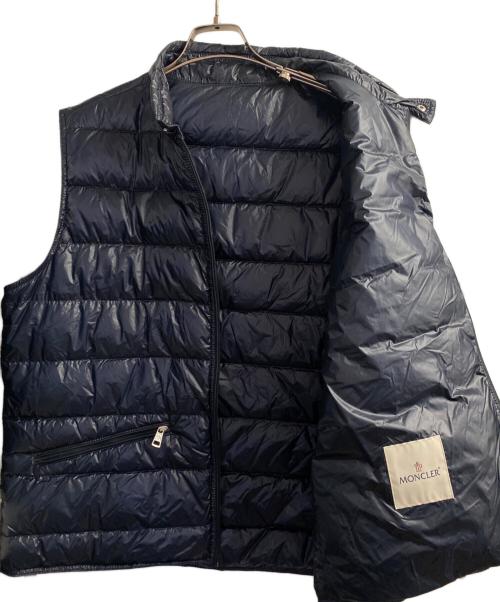 MONCLER（モンクレール）MONCLER (モンクレール) GUI GILET/ダウンベスト ネイビー サイズ:5の古着・服飾アイテム