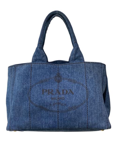 PRADA（プラダ）PRADA (プラダ) カナパ ハンドバッグ インディゴの古着・服飾アイテム