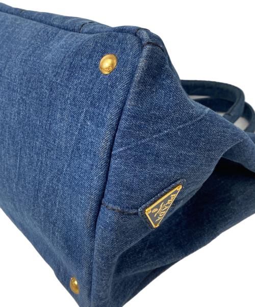 PRADA（プラダ）PRADA (プラダ) カナパ ハンドバッグ インディゴの古着・服飾アイテム