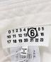 中古・古着 MM6 Maison Margiela (エムエムシックスメゾンマルジェラ) 25SS ベースボールキャップ ホワイト サイズ:L 未使用品：27000円
