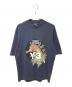 Y-3（ワイスリー）の古着「LEOPARD TEE ロゴプリント 半袖Tシャツ」｜ブラック